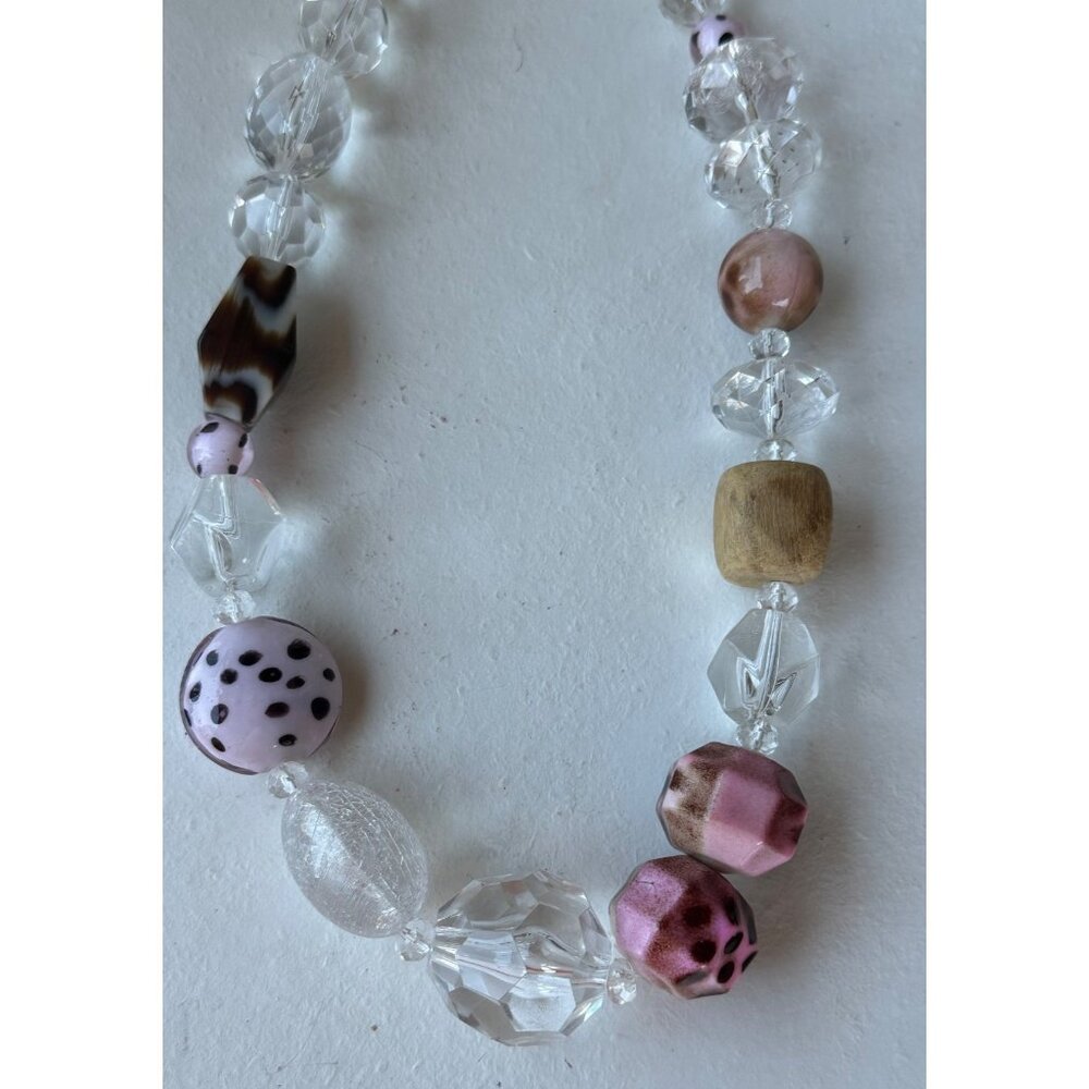 Unbranded Multicolored Beaded Fashion Jewelry Necklace 13 in. Height - Picture 7 of 8